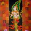 Sawasdeesiam - Silk Other - By Chaivat Dhaneroj, Contemporary Mural Other Artist