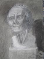 Looking Back - Chalk Pastel Drawings - By Aaron Gardner, Chalk Pastel Drawing Artist