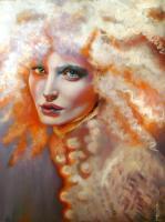 Fire And Ice - Oil Paintings - By Sylvia Lizarraga, Realism  Surrealism Painting Artist