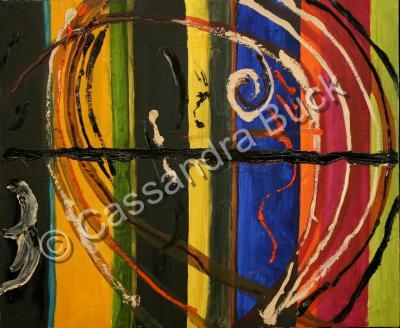 Abstract - Line - Oil On Canvas
