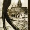 Evanescent - Dry-Point On Paper Other - By Maia Oprea, Impressionist Other Artist