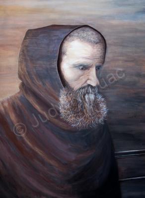 People - The Monk - Acrylic On Canvas