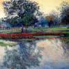 Reflection Of Life - Oil On Canvas Paintings - By Abid Khan, Impressionism Painting Artist