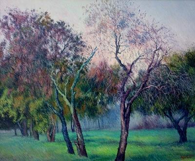 Galleryabidkhan - Landscape - Oil On Canvas