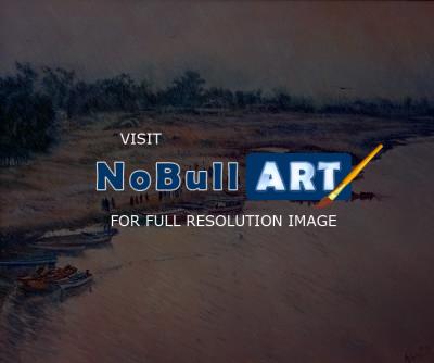Galleryabidkhan - Landscape - Oil On Canvas