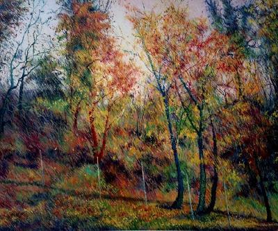 Galleryabidkhan - Landscape - Oil On Canvas