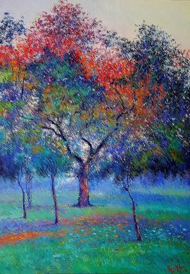 Galleryabidkhan - Spring - Oil On Canvas