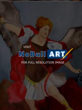 Amateurpainter - St Michael - Oil On Canvas