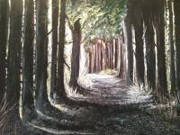 The Path - Acrylic Paintings - By Helen Holder, Nature Painting Artist