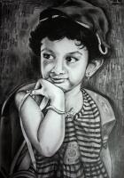 Pencil Drawing - Daughter - Pencil