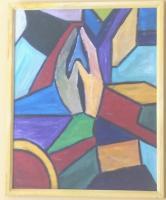 Religionabstractworldly - Praying Hands - Acrylics