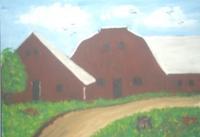 Farm Country - Acrylic On Canvas Paintings - By Bob Arnold, Landscape Country Painting Artist