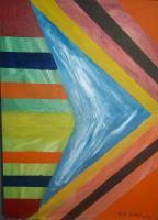 Abstract - Flying Arrow - Acrylic On Canvas