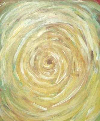 Abstract - Circular Motion - Acrylic On Canvas