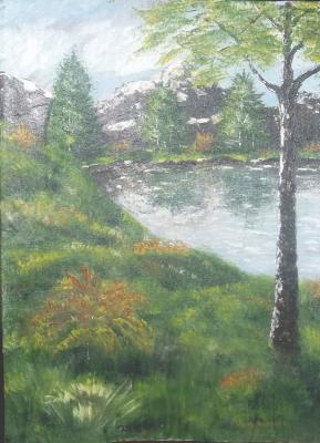 Landscape Water - Northern Lake Country - Acrylic On Canvas