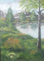 Landscape Water - Northern Lake Country - Acrylic On Canvas