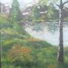 Northern Lake Country - Acrylic On Canvas Paintings - By Bob Arnold, Landscape Water Painting Artist