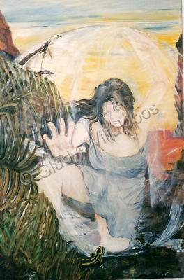 Women In Distress And The Myth - Trapped - Oil