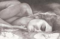 Alyssa - Pencil Drawings - By Linda Mason, Classic Black And White Drawing Artist