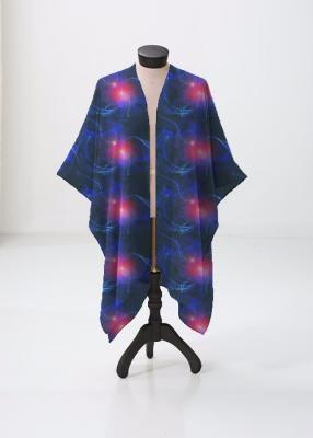 Abstract - Womens Sheer Wrap - Digital