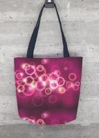 Womens Tote Bag Bubbles - Digital Digital - By Don Mays, Abstract Digital Artist