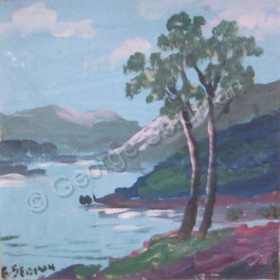 Landscapes - Upland Lake - Oil