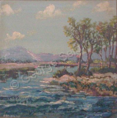 Landscapes - Upland Lake - Oil