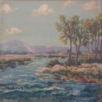 Landscapes - Upland Lake - Oil