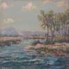 Upland Lake - Oil Paintings - By George Seidman, Post Impressionist Painting Artist