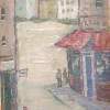 City Street Scene - Oil Paintings - By George Seidman, Post Impressionist Painting Artist