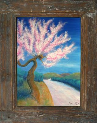 Landscape - Dancing Almond Wd - Oil