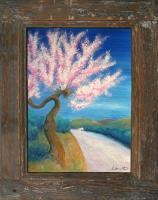 Dancing Almond Wd - Oil Paintings - By Laura Davies, Impressionism Painting Artist
