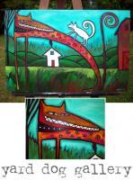 Yard Dog Collection - Yard Dog Number 189 - Acrylic On Wood