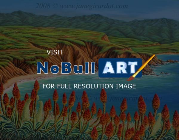 Seascapes - San Mateo Springtime - Acrylic On Canvas