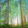 Coastal Redwoods - Acrylic On Canvas Paintings - By Jane Girardot, Realism Painting Artist