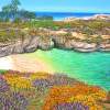 China Cove Paradise - Acrylic On Canvas Paintings - By Jane Girardot, Realism Painting Artist