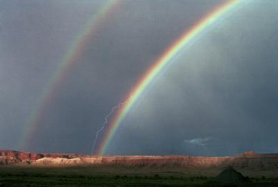 Dancing Light - Lightning Stor - Double Rainbow And Lightning - Digital