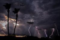 Early Evening Display - Digital Photography - By Jl Woody Wooden, Lightning Storms - Dancing Lig Photography Artist