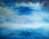 Tempest I - Oil On Canvas Paintings - By Laercio Frade, Abstract Painting Artist