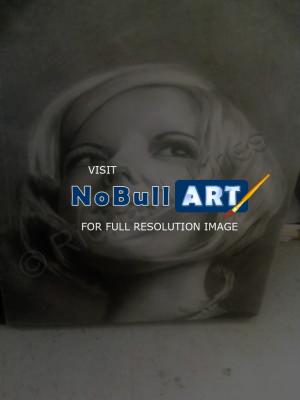 Will Be Up For Sale - Karoline Von D - Charcoal Pencil