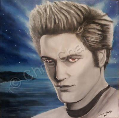 Some Of My Canvas Artwork - Edward Cullen - Acrylics