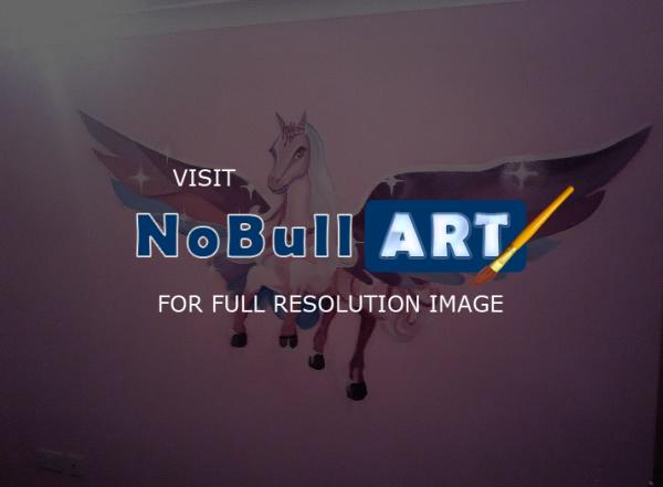 Mural Art - Pegasus - Mixed On Walls