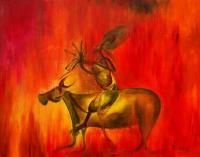 Rejoice - Oil On Canvas Paintings - By Chirag Chauhan, Modern Art Painting Artist