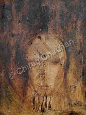 24X33 Inch - Gutambuddhgandhi  Jejus - Oil On Canvas