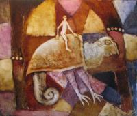 Rider - Coated Paperboard Other - By Alexandra Schastlivaya, Symbolism Other Artist