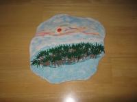 An Isolated Island - Clay Paintings - By Kenlyn Castellanos, Clay Paintings Painting Artist