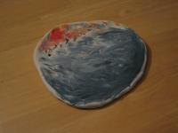 Fly High Above The Angry Sea - Clay Paintings - By Kenlyn Castellanos, Clay Paintings Painting Artist