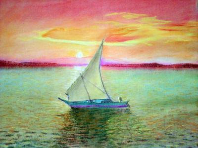 Landscape - Sunset - Pastel