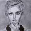 Perrie Edwards - Little Mix - Pencil  Paper Drawings - By Chris Jones, Portrait Drawing Artist