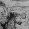 Jax - Charlie Hunnam - The Sons Of Anarchy - Pencil  Paper Drawings - By Chris Jones, Portrait Drawing Artist
